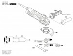Bosch 3 601 G96 0R0 Gws 17-125 Cie Angle Grinder 230 V / Eu Spare Parts
